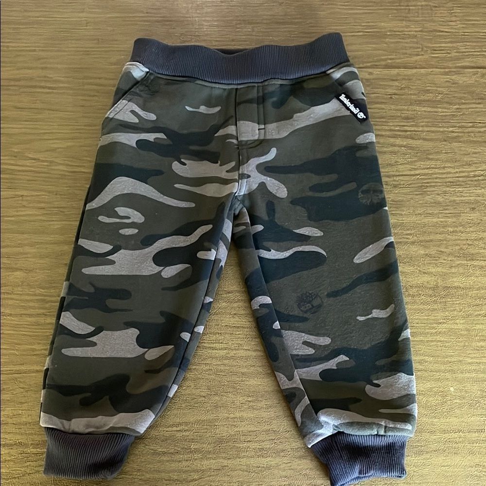 Timberland Camouflage Kids Jogger Pants size 24M
